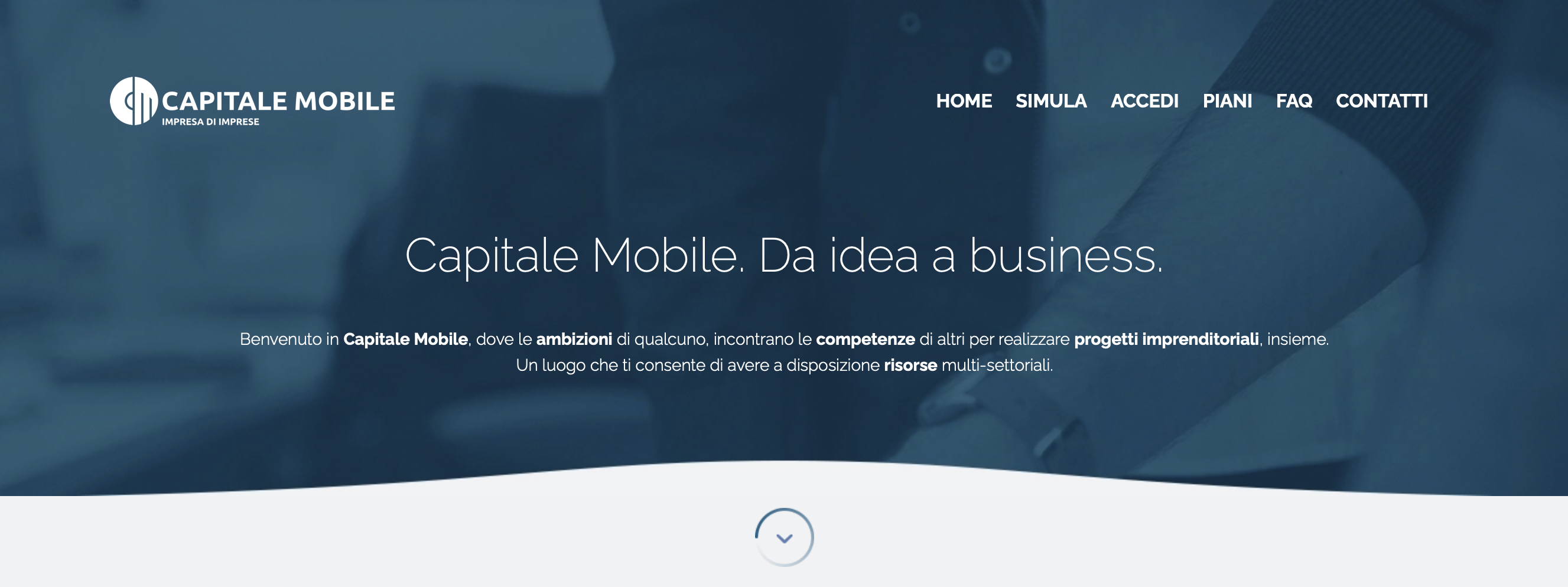 iscrizione al sito capitale mobile